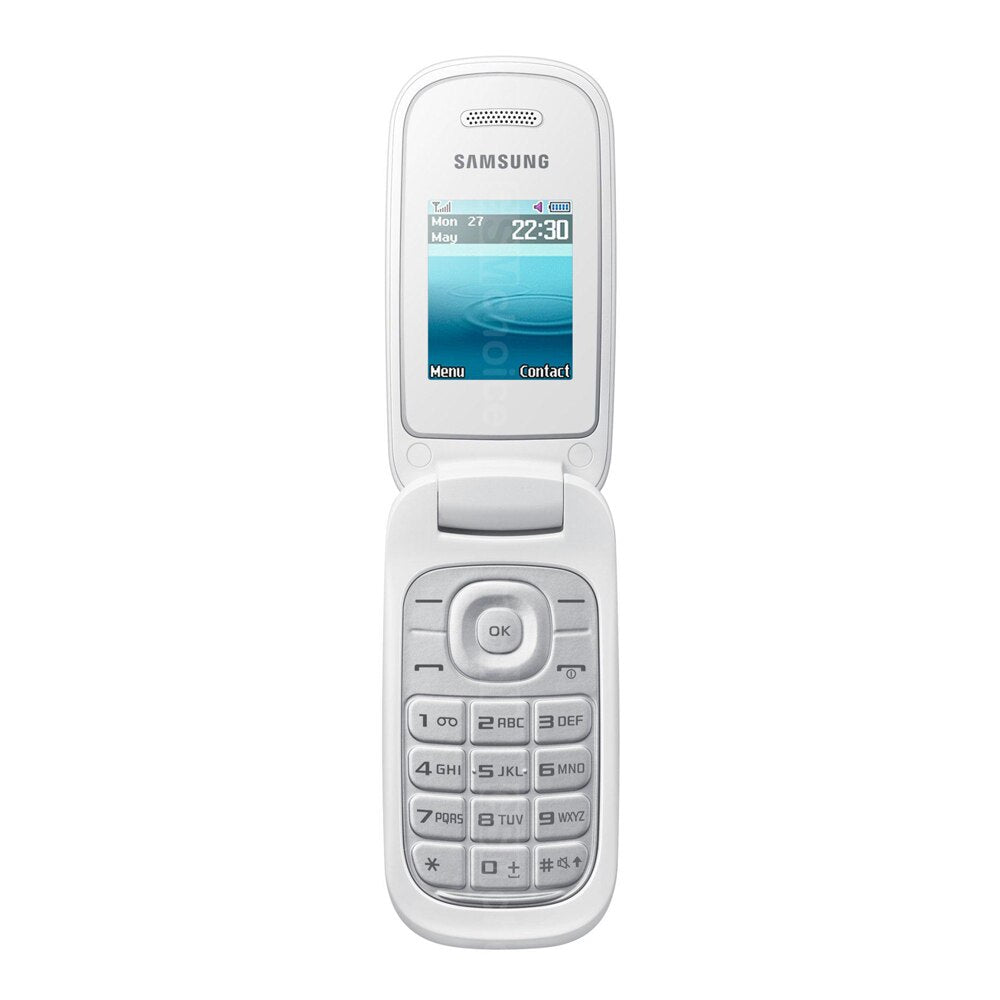 Samsung E1272 White Flip Phone Empire Online Store